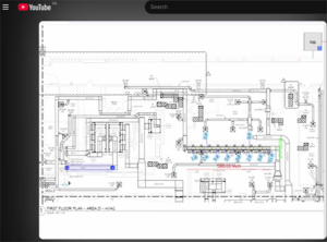 Auto-routed duct and pipe layout on a building model